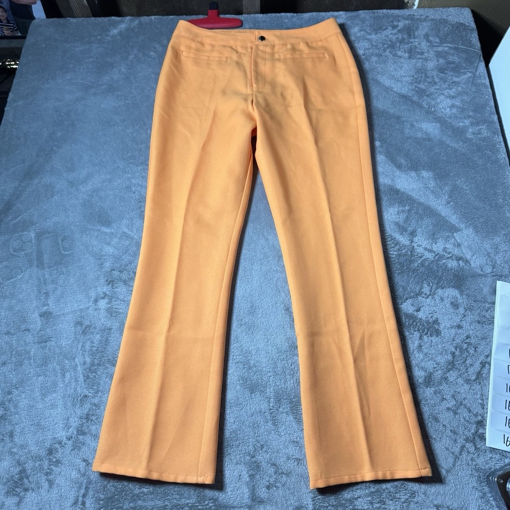 VTG 90s Dollhouse Womens M (29W) Orange‎ Bootcut Pants Grunge Y2K Rave Retro